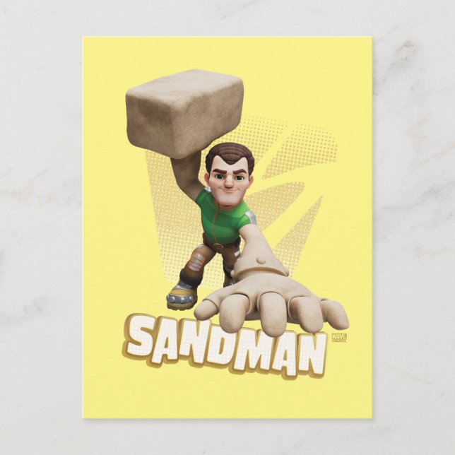 Carte Postale Spidey et ses incroyables amis Sandman (Devant)