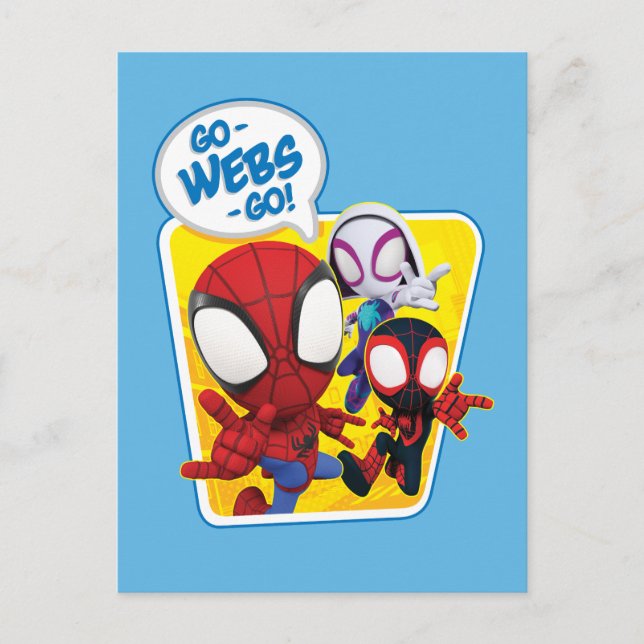 Carte Postale Spidey Team : Go-Webs-Go ! (Devant)