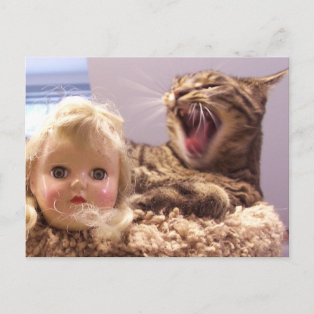 Carte Postale Spike déteste les poupées (Devant)