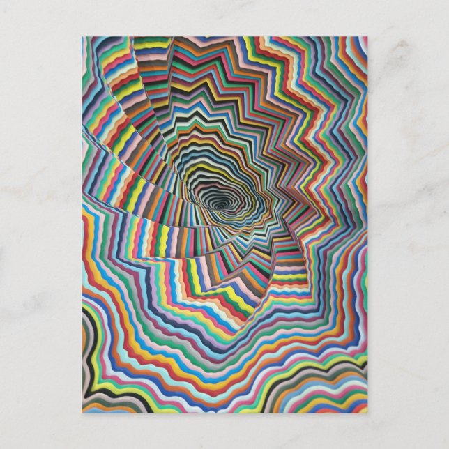 Carte Postale Spirale hypnotique (Devant)