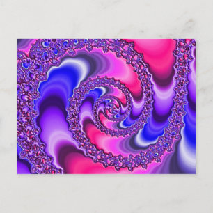 Carte Postale Spirale pourpre
