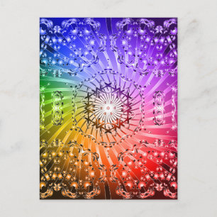 Carte Postale Spirale psychédélique : Art vectoriel :