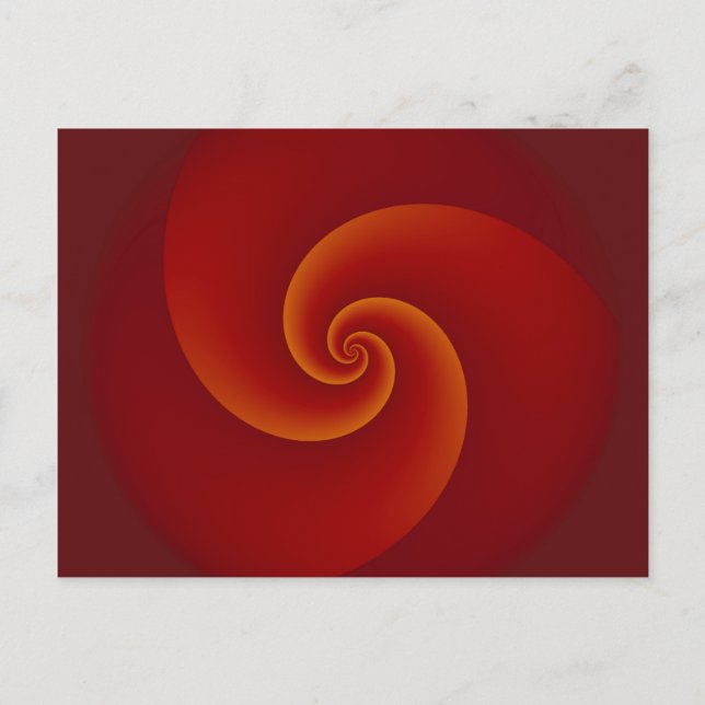 Carte Postale Spirales de fond abstraites III (Devant)