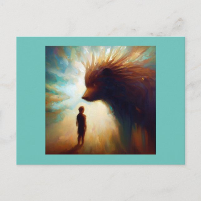 Carte Postale Spirit Animal Porcupine 2 (Devant)