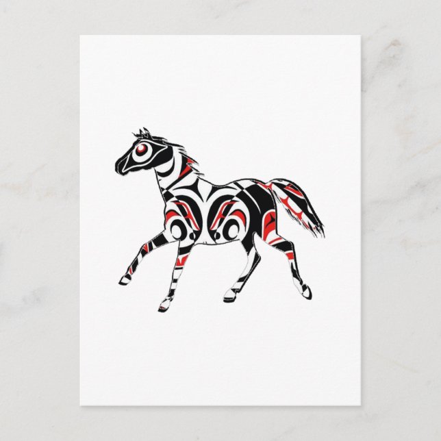 CARTE POSTALE SPIRIT HORSE (Devant)
