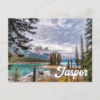 Carte Postale Spirit Island, Parc national Jasper