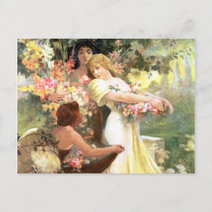 Carte postale Spirit of Spring Art Nouveau