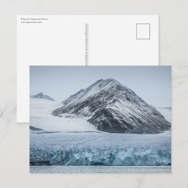 Carte Postale Spitsbergen Svalbard Paysage Photo (Devant / Derrière)