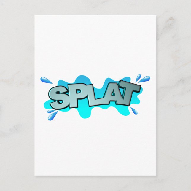 Carte Postale Splat (Devant)
