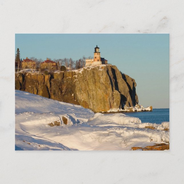 Carte Postale Split Rock Lighthouse State Park sur le lac (Devant)