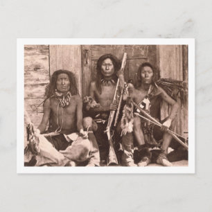 Carte Postale Spokane Indians, 1861 (b/w photo)