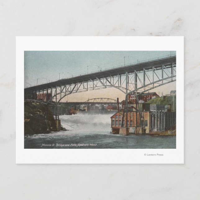 Carte Postale Spokane, Washington - Monroe Street (Devant)
