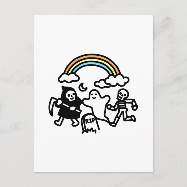 Carte Postale Spooky Pals (Devant)