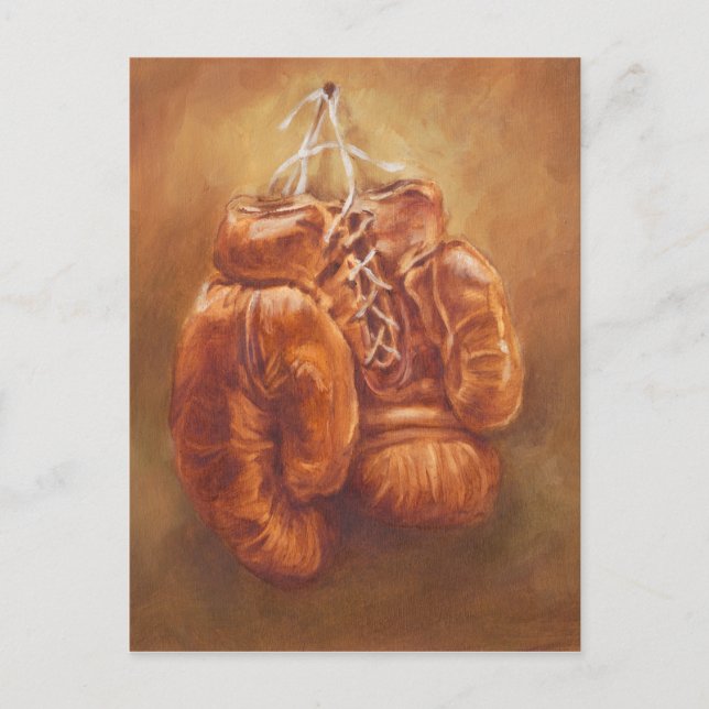 Carte Postale Sport rustique | Gant de boxe (Devant)
