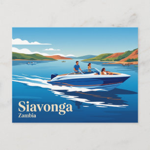 Carte Postale Sports aquatiques de Siavonga, lac Kariba Zambie