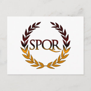 CARTE POSTALE SPQR