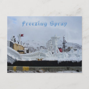 Carte Postale Spray verglaçante sur une nacelle à combustible, h