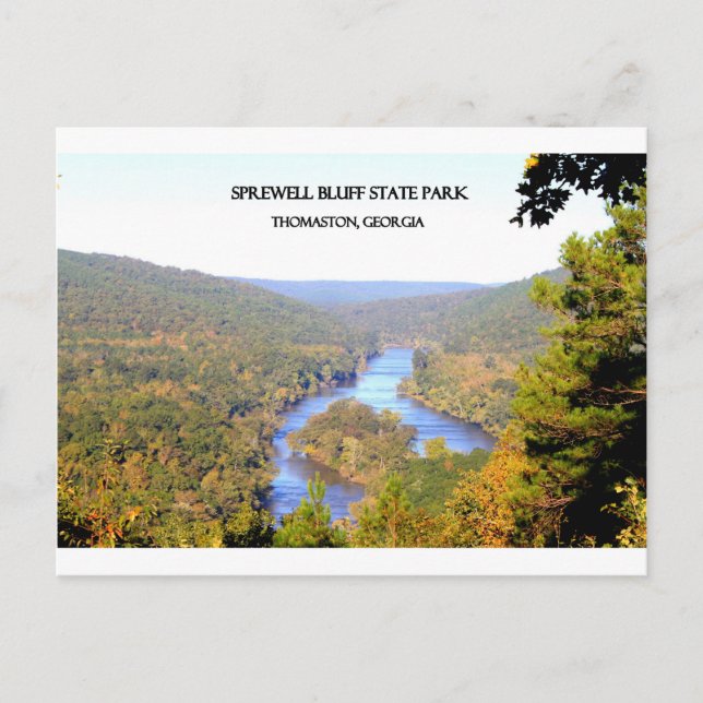 Carte Postale SPREWELL BLUFF STATE PARK - Thomaston, Géorgie (Devant)