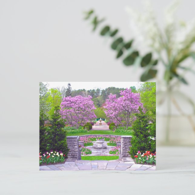 Carte Postale "Spring In Bloom Kingwood Centre and Gardens (Debout devant)