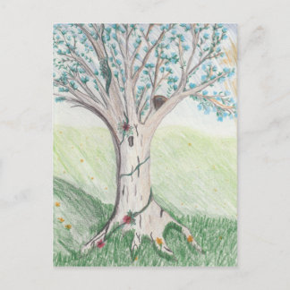 Carte postale Spring tree
