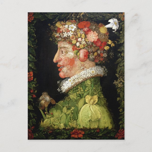 Carte Postale Spring, une série qui décrit les quatre saisons (Devant)