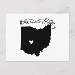 Carte Postale Springfield Ohio