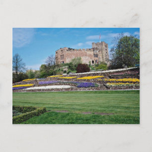 Carte Postale Springtime aux fleurs du château de Tamworth