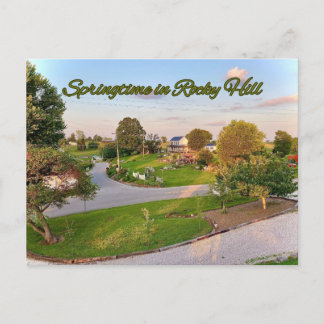 Carte Postale Springtime in Rocky Hill 