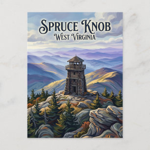 Carte Postale Spruce Knob Virginie-Occidentale