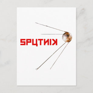 Carte Postale SPUTNIK - espace/russie/union soviétique/technolog
