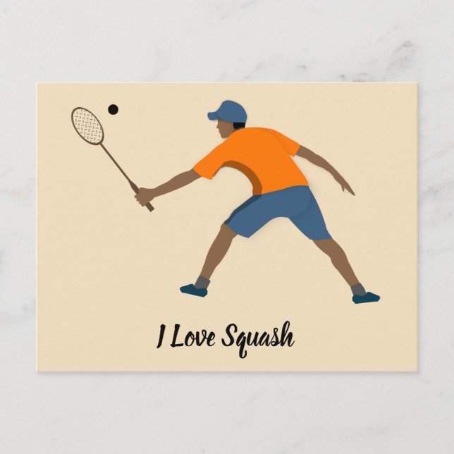 Carte Postale Squash (Devant)