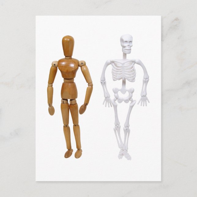 Carte Postale Squelette100309 (Devant)