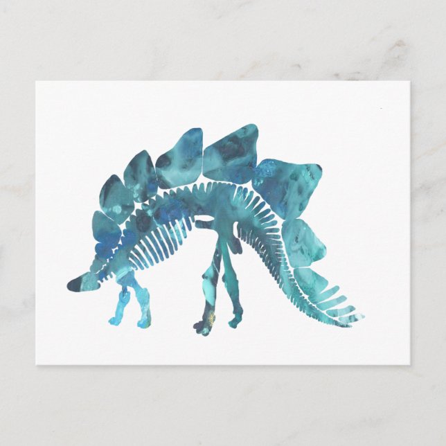 Carte Postale Squelette de Stegosaurus (Devant)
