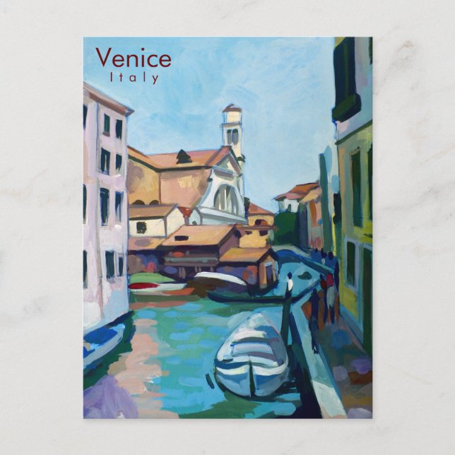 Carte Postale Squero di San Trovaso - Venise, Italie (Devant)