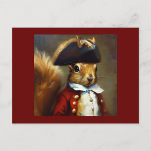 Carte Postale Squirrel Redcoat