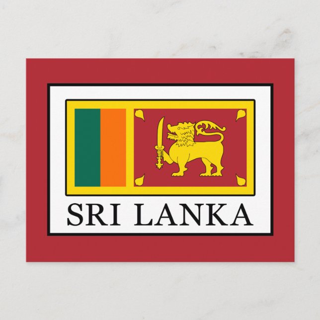 Carte Postale Sri Lanka (Devant)