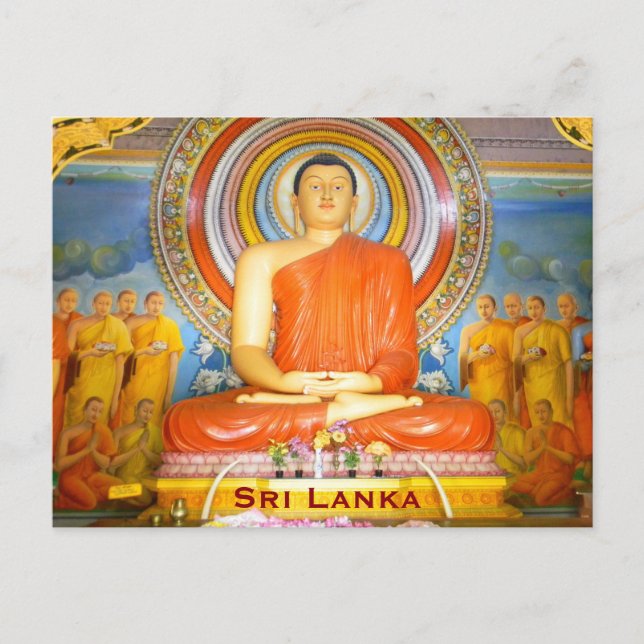 Carte Postale Sri Lanka Vintage voyage Tourism Ajouter (Devant)