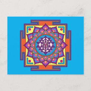 Carte Postale Sri Yantra Mandala