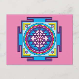 Carte Postale Sri Yantra Mandala
