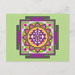 Carte Postale Sri Yantra Mandala