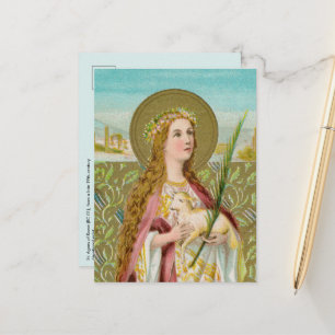 Carte postale St. Agnes de Rome (BC 01)