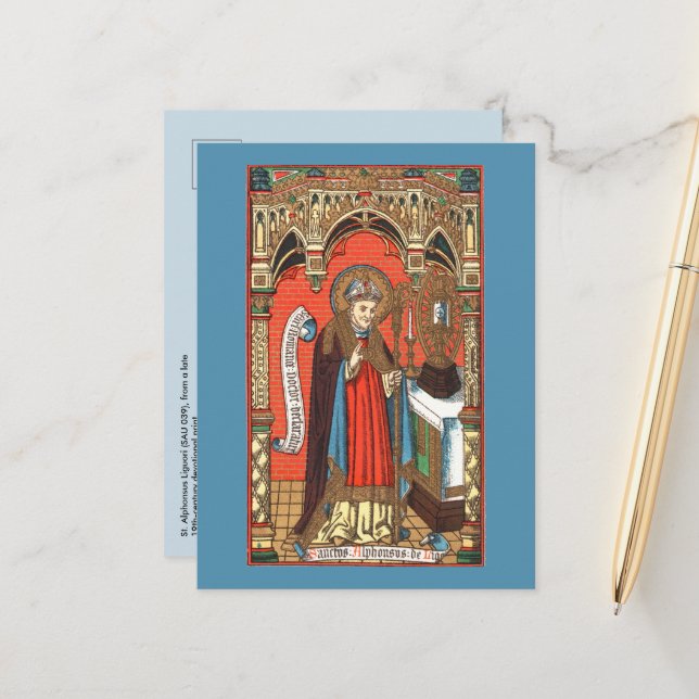 Carte postale St. Alphonsus Liguori (SAU 039) (Devant/Arrière en situation)