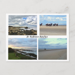 Carte Postale St Andrews Plages d'Ecosse, Sables Occidentaux, Ch