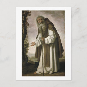 Carte Postale St. Anthony Dispirited, 1640 (huile sur toile)