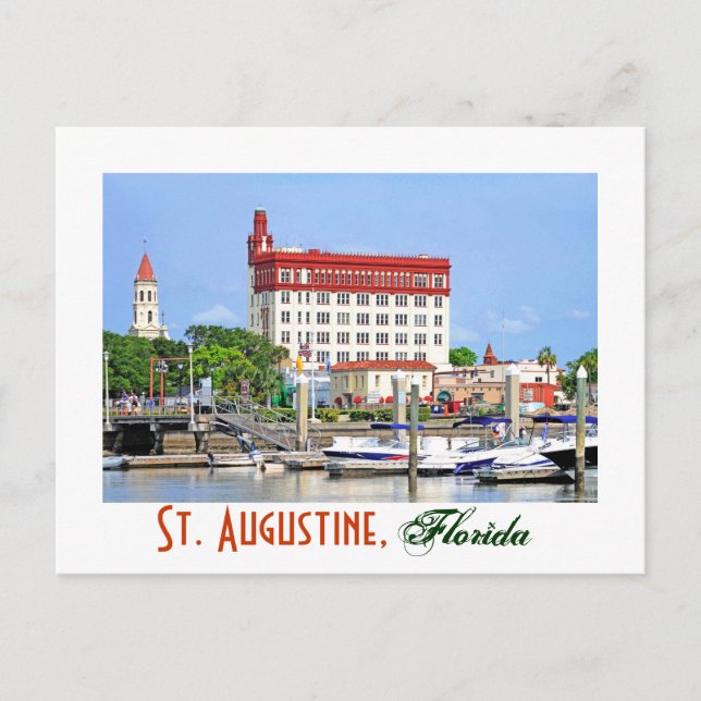 Carte Postale St. Augustine, Floride, États-Unis (Devant)