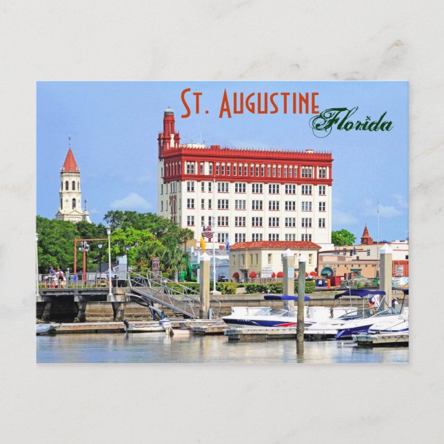 Carte Postale St. Augustine, Floride, États-Unis (Devant)