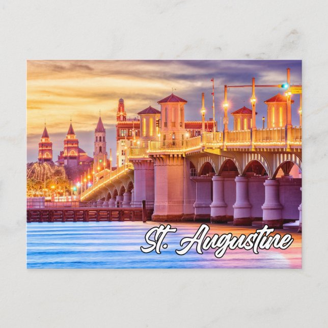Carte Postale St. Augustine, Floride, USA (Devant)