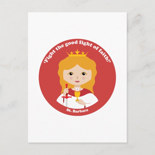 Carte Postale St. Barbara (Devant)