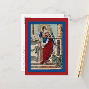 Carte Postale St. Barbara avec artillerie (M 007)