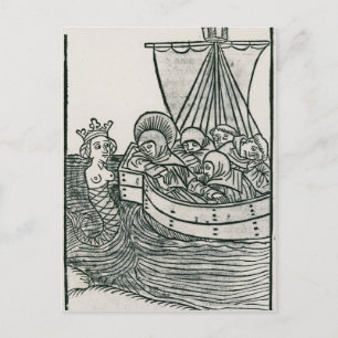 Carte Postale St. Brendan et la Sirène